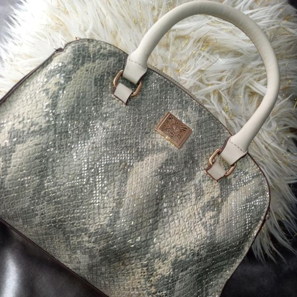 Anne Klein, Snake Skin Crossbody Purse